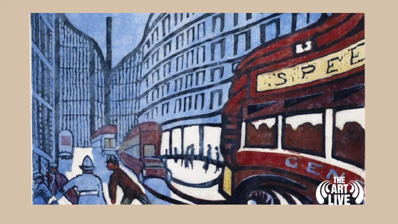 Claude Flight printmaking explored by Tony West